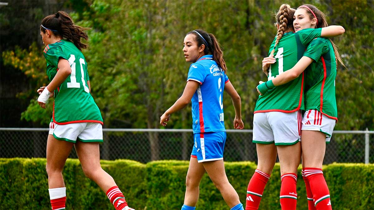 Tatiana Flores anota en la derrota de la Selección Femenil Sub-20 de México ante Cruz Azul